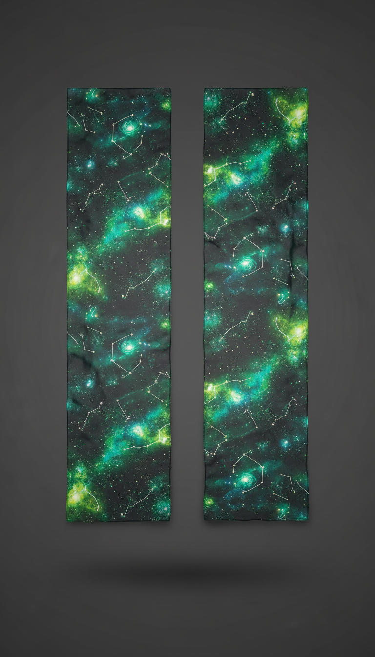 Green Galaxy Art