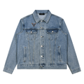 Unisex Vintage Wash Denim Jacket