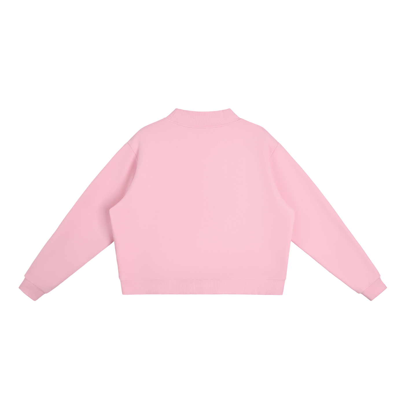 Universe Essential Fleece Mock-Neck Crew Sweatshirt