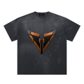 Hand-Frayed Sunfade Paint Splatter T-Shirt