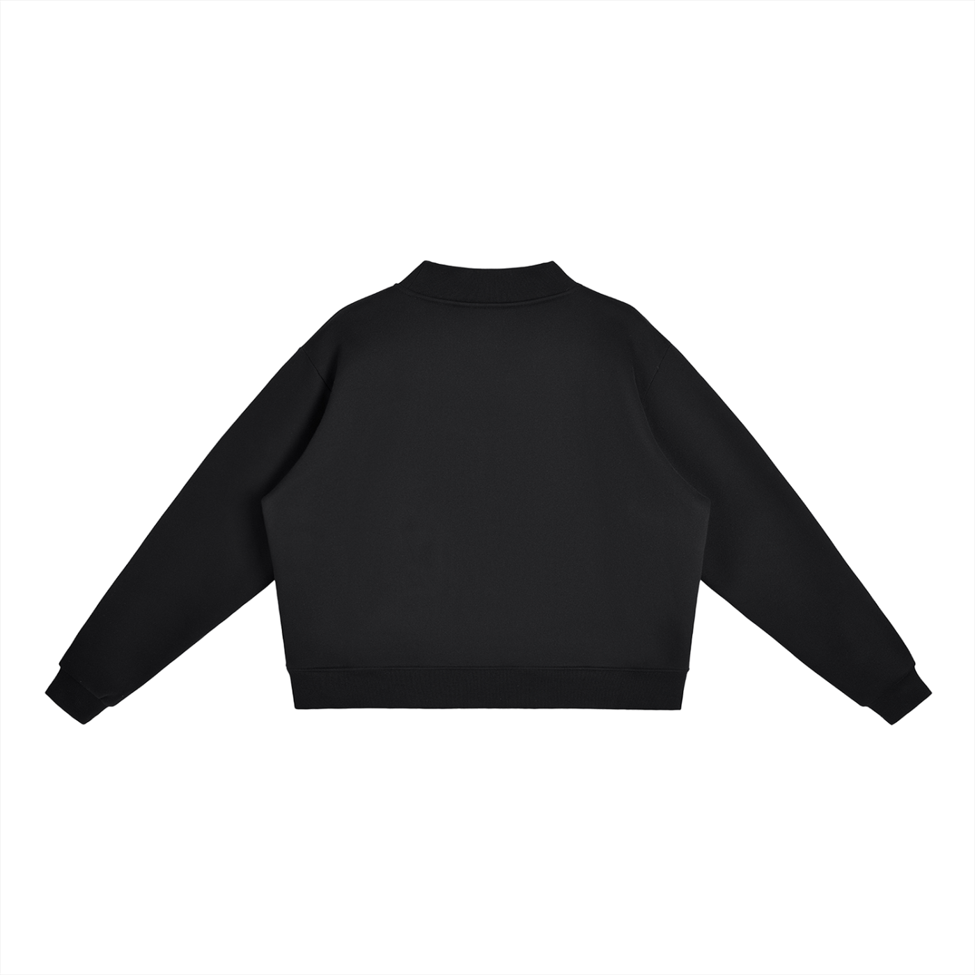 Universe Essential Fleece Mock-Neck Crew Sweatshirt
